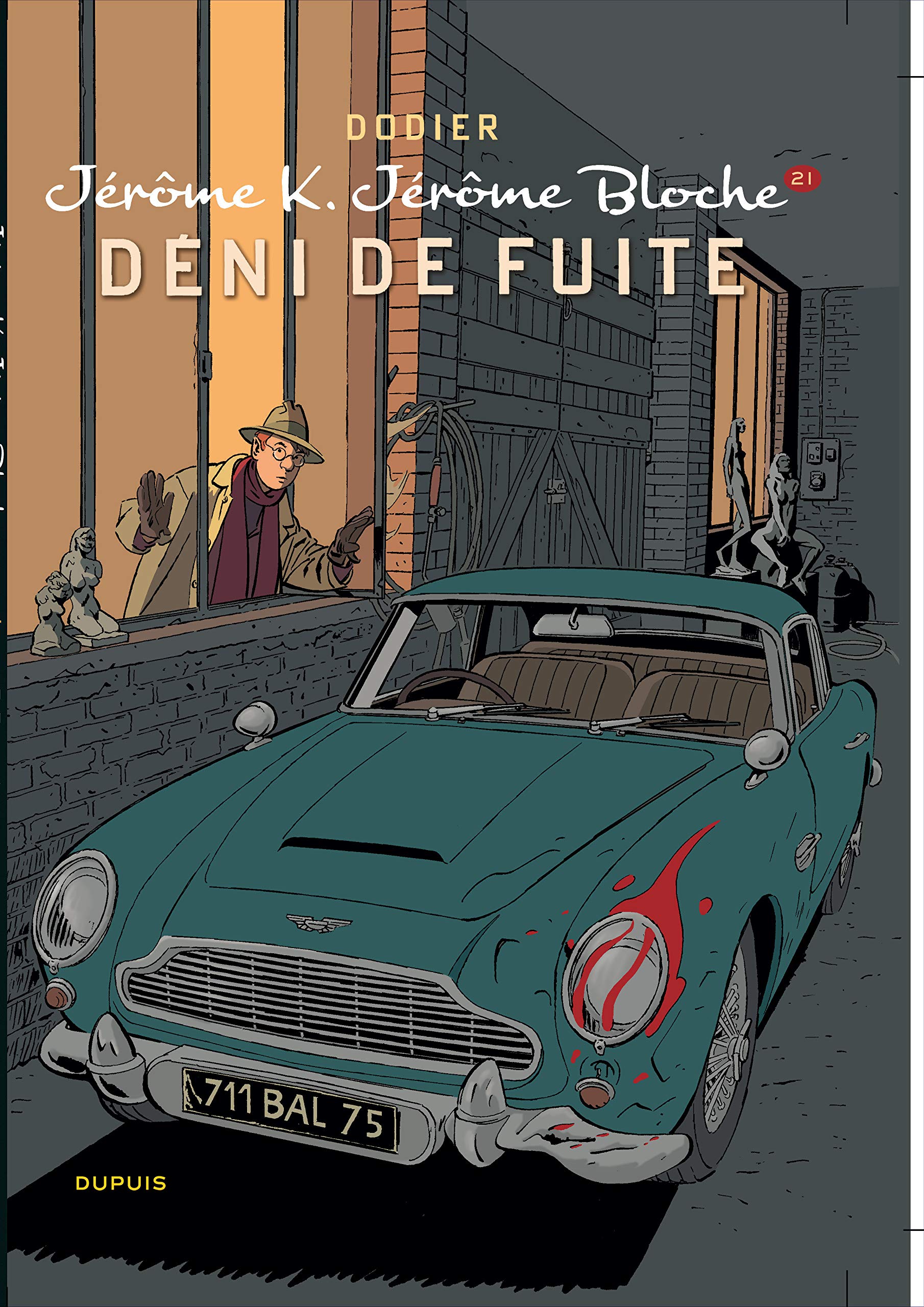 jaquette livre Jérôme K. Jérôme Bloche, Tome 21 : Déni de fuite