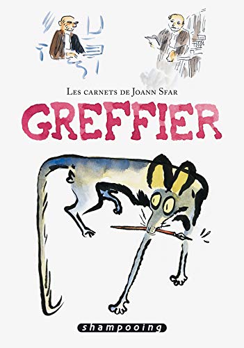 jaquette livre Greffier - Les Carnets De Joann Sfar
