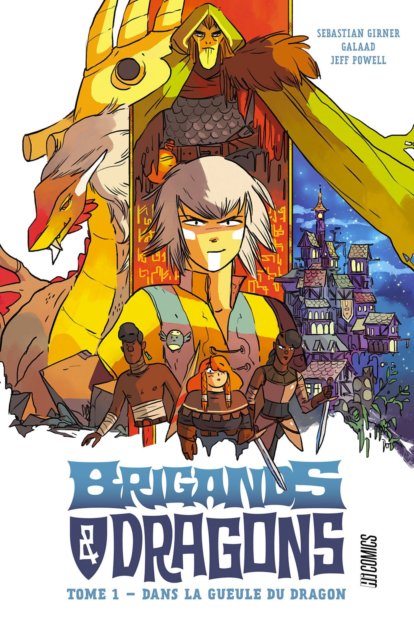 jaquette livre Brigands et Dragons, T1 : Dans la gueule du Dragon