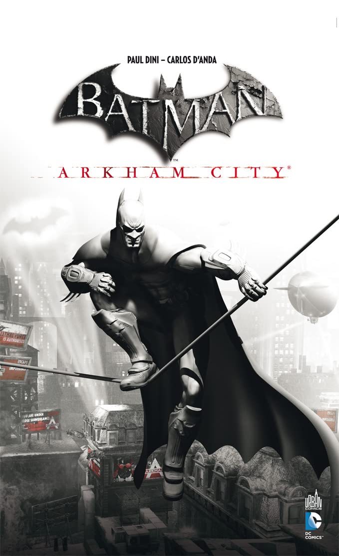 jaquette livre Album Batman Arkham City + jeu vidéo PC