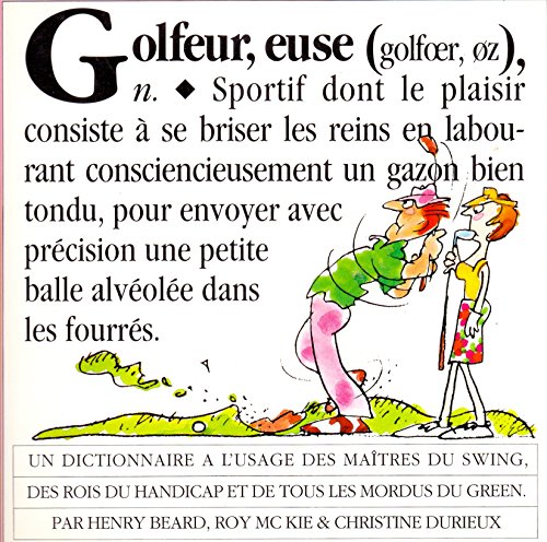 jaquette livre Golfeur