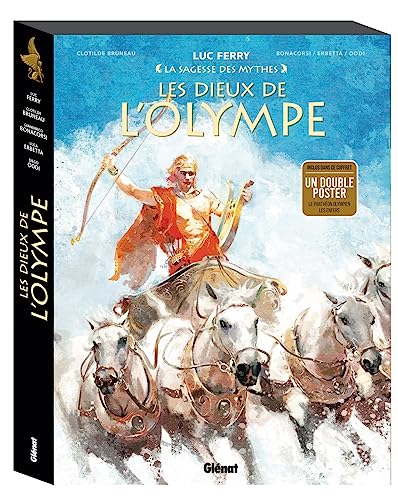 jaquette livre Les Dieux De L'olympe - Coffret En 3 Volumes : Tome 1, Apollon - Tome 2, Les Enfers - Au Royaume D'hadès - Tome 3, Dionysos - Avec Un Double Poster