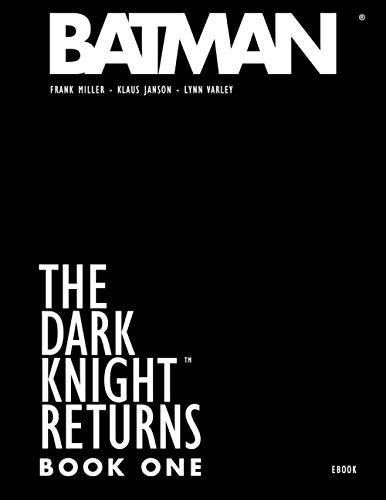 jaquette livre The Dark Knight Returns - Book One