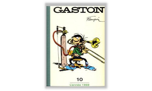 jaquette livre L'age d'or de Gaston Lagaffe - 1969