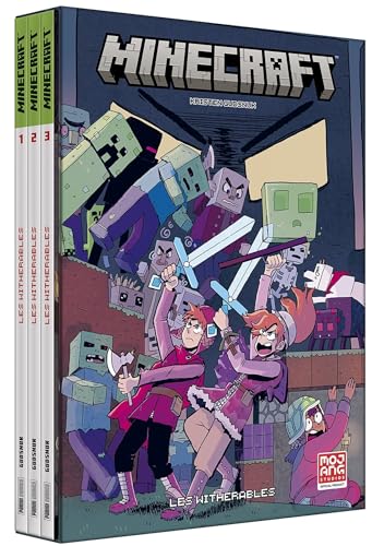 jaquette livre Minecraft - La Bd Officielle Intégrale - Pack En 3 Volumes : Les Witherables, Tome 1 À 3