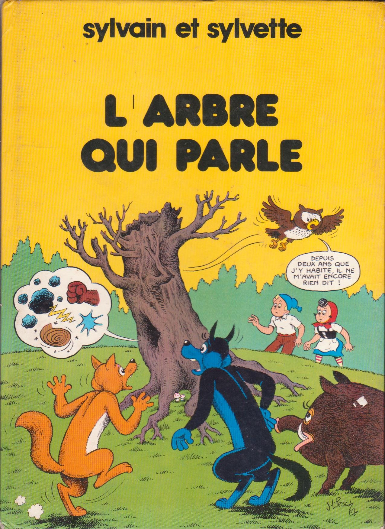 jaquette livre Sylvain et Sylvette, tome 27 : L'arbre qui parle