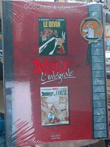 jaquette livre Astérix le devin + Astérix en corse