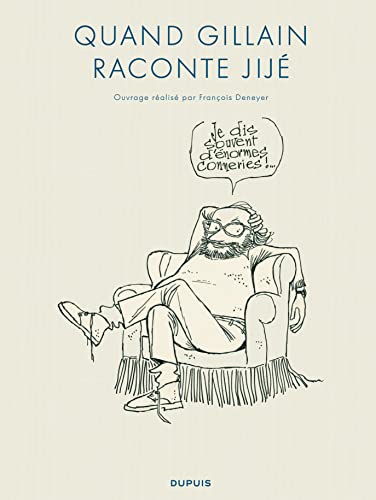 jaquette livre Quand Gillain Raconte Jijé - Une Biographie En Images
