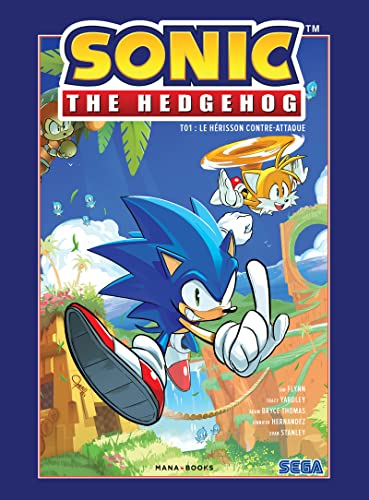 jaquette livre Sonic The Hedgehog Tome 1 - Le Hérisson Contre-Attaque