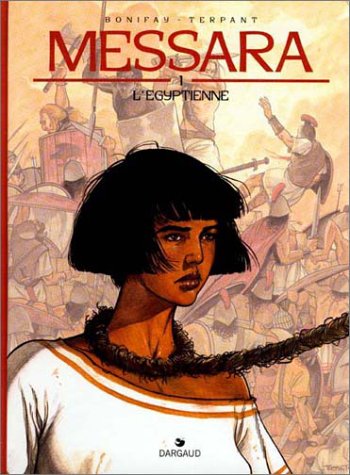 jaquette livre Messara Tome 1 L'egyptienne