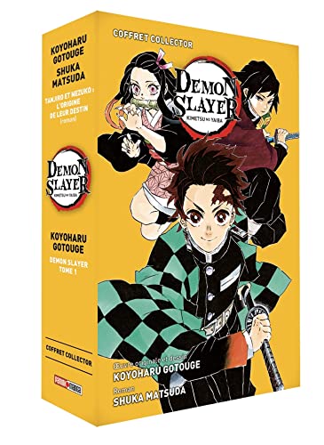 jaquette livre Demon Slayer - Roman jeunesse - Coffret
