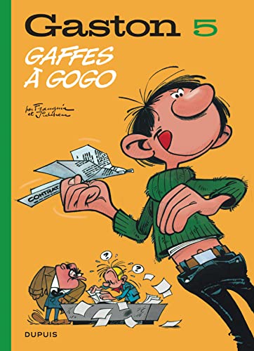 jaquette livre Gaston Tome 5 - Gaffes À Gogo