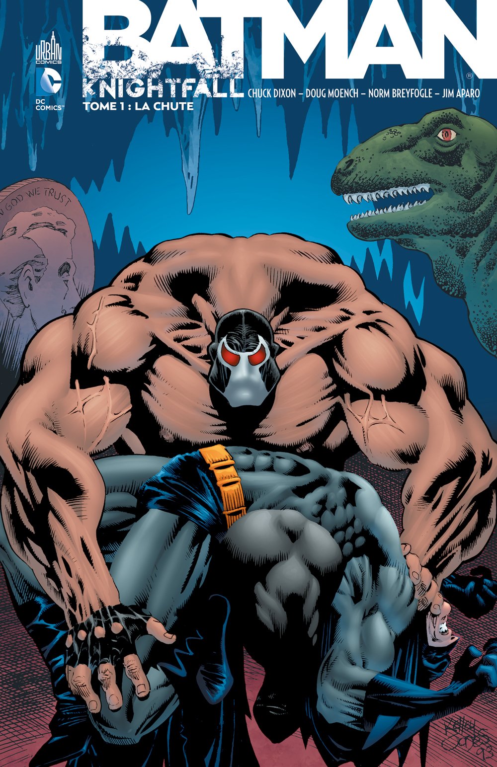 jaquette livre Batman Knightfall, Tome 1 : La Chute