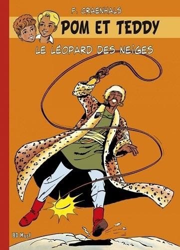 jaquette livre POM ET TEDDY T. 7 -  LE LEOPARD DES NEIGES
