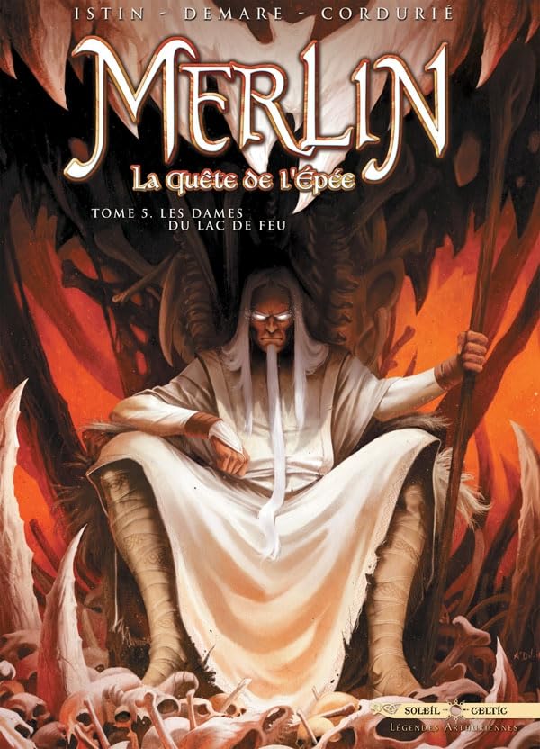 jaquette livre Merlin La Quête De L'épée Tome 5 - Les Dames Du Lac De Feu