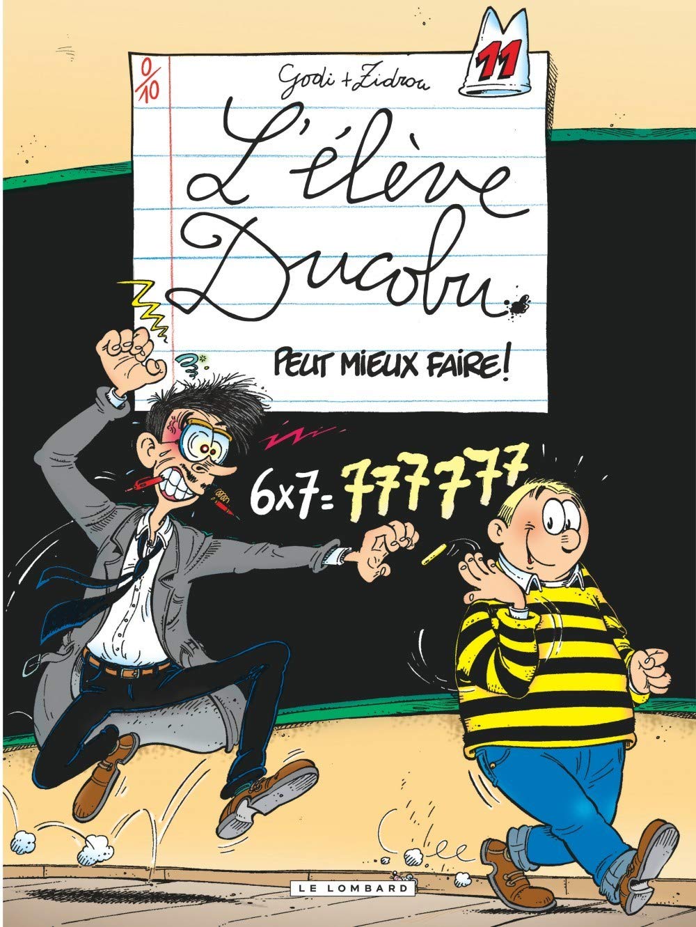 jaquette livre L'Élève Ducobu, tome 11 :  Peut mieux faire !
