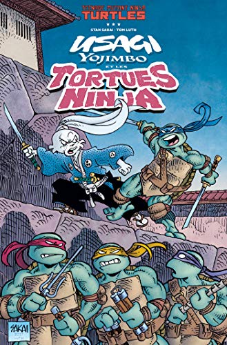 jaquette livre Usagi Yojimbo Spin-Off - Usagi Yojimbo Et Les Tortues Ninja