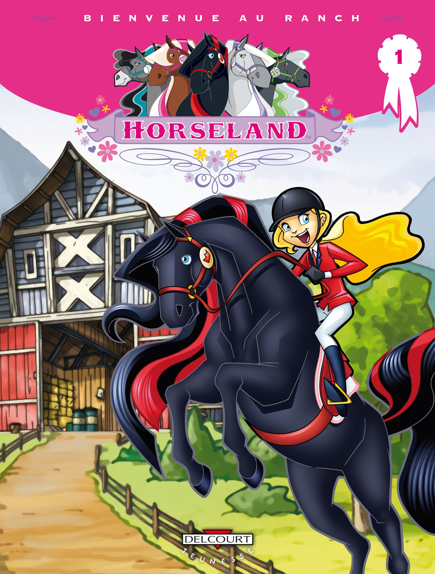 jaquette livre Horseland, Tome 1 : Bienvenue au ranch