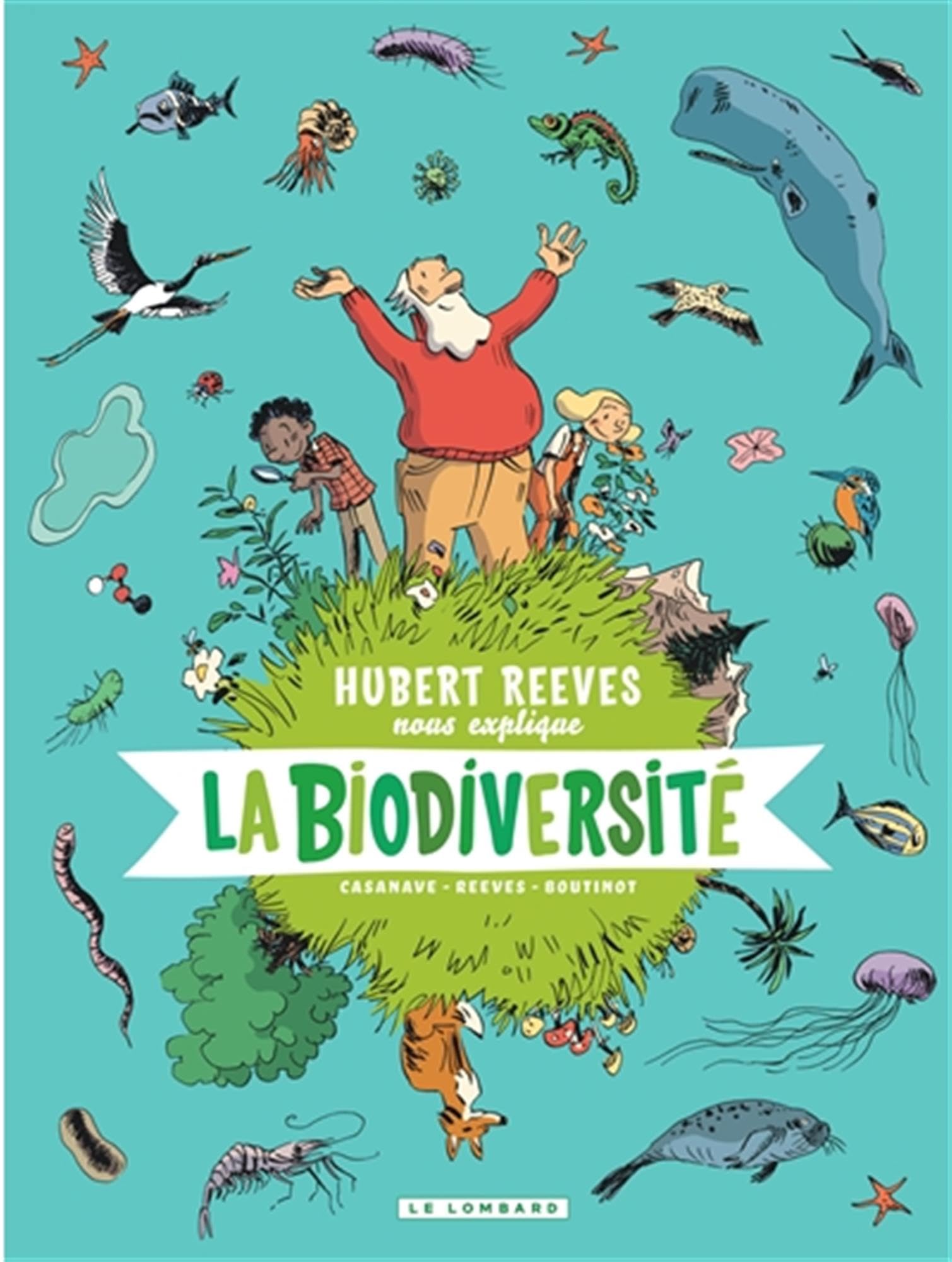 jaquette livre Hubert Reeves nous explique - tome 1 - La biodiversité