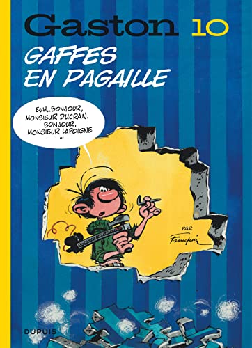 jaquette livre Gaston Tome 10 - Gaffes En Pagaille