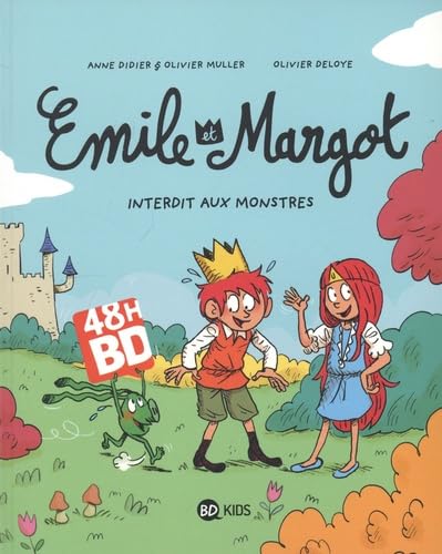 jaquette livre Emile Et Margot Tome 1 - Interdit Aux Montres - 48h De La Bd 2024