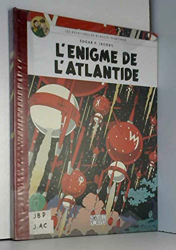 jaquette livre les aventures de blake et mortimer-l'enigme de l'atlantide