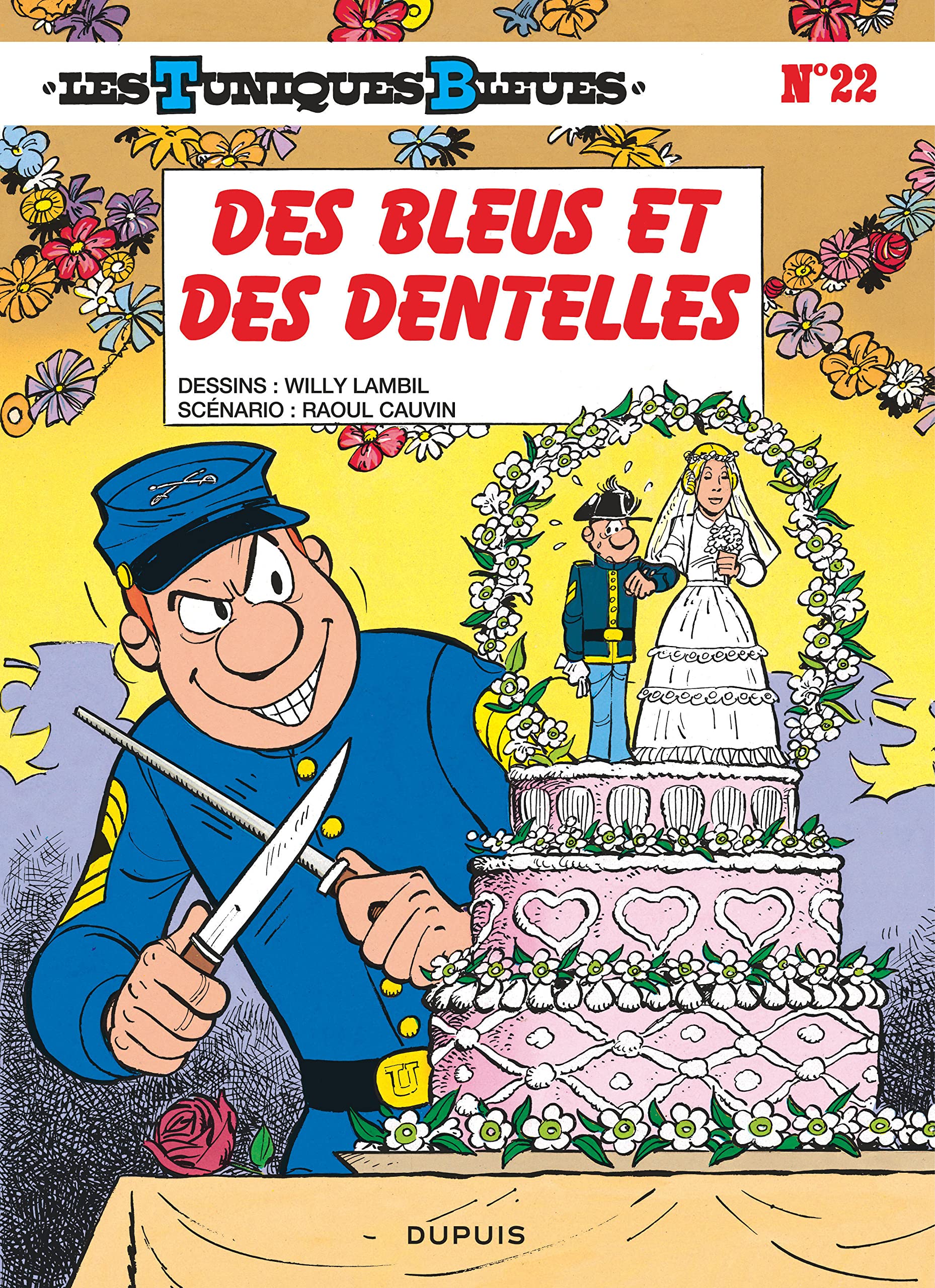 jaquette livre Les Tuniques bleues, tome 22 : Des bleus et des dentelles