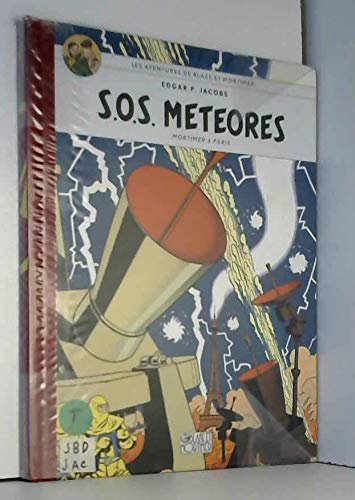 jaquette livre les aventures de blake et mortimer- SOS meteores