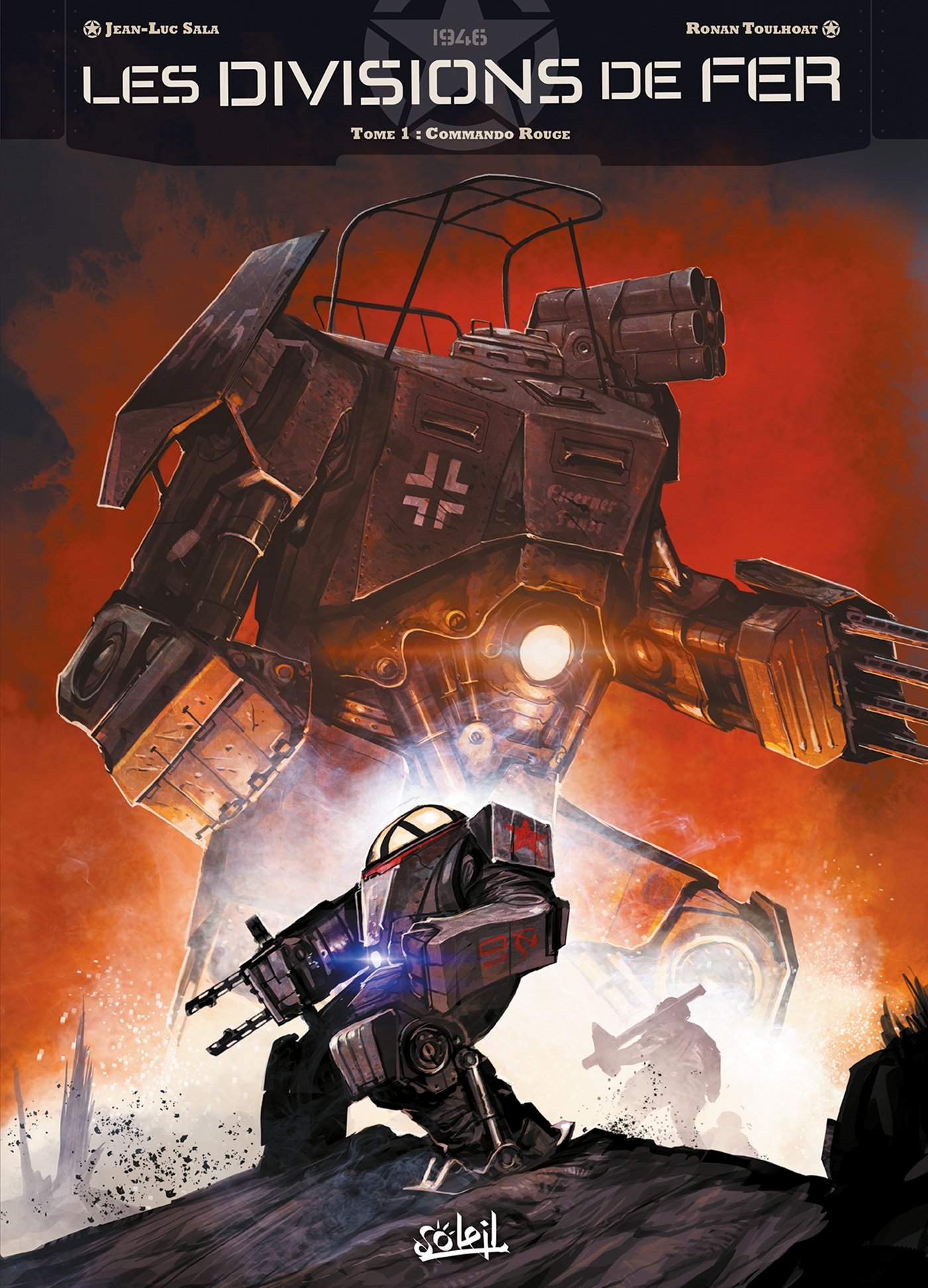 jaquette livre Les Divisions de fer T01: Commando rouge