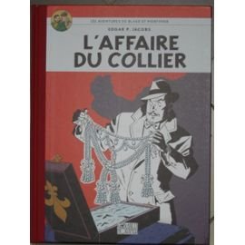 jaquette livre les aventures de blake et mortimer- l'affaire du collier