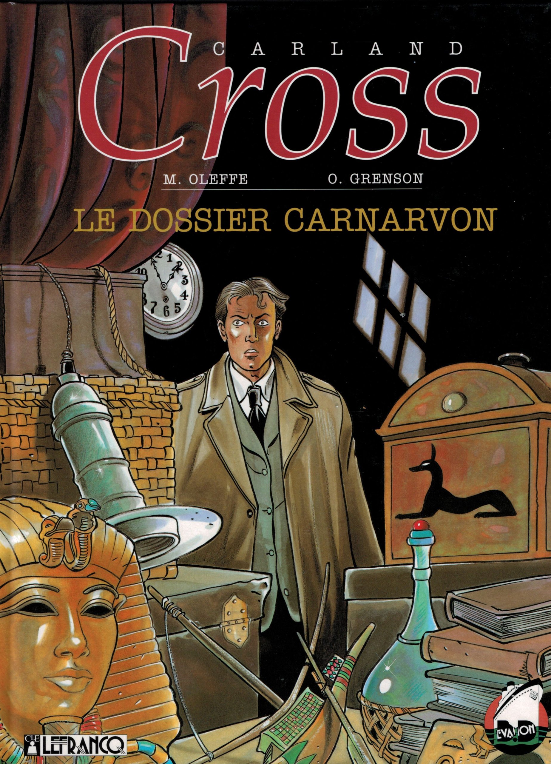 jaquette livre CARLAND CROSS NUMERO 10 : LE DOSSIER CARNARVON