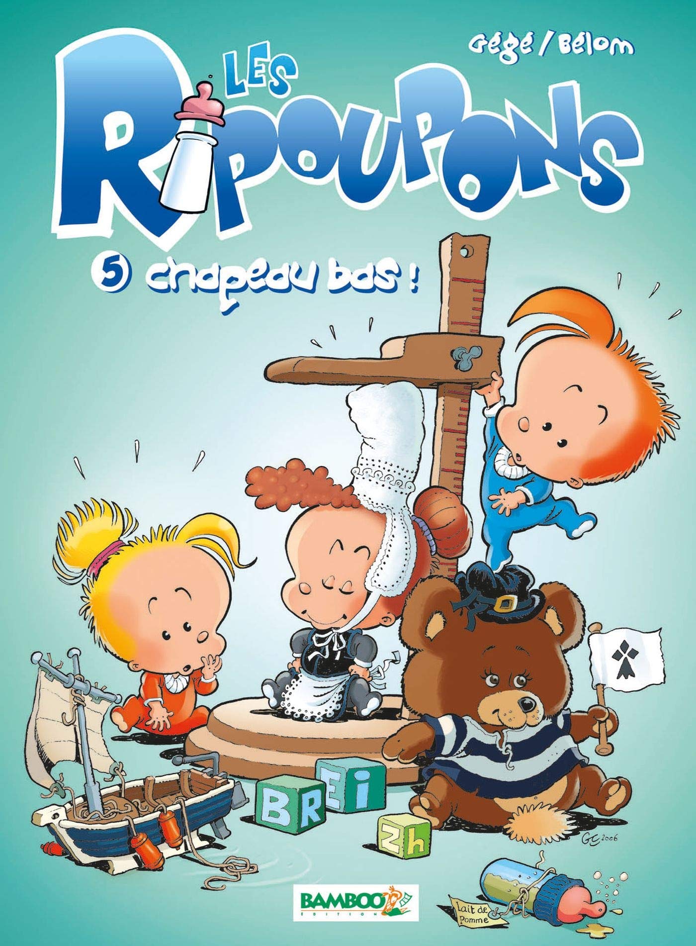 jaquette livre Les Ripoupons, Tome 5 : Chapeau bas !