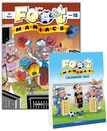 jaquette livre Les Footmaniacs Tome 18 - Avec Un Calendrier 2025 Offert