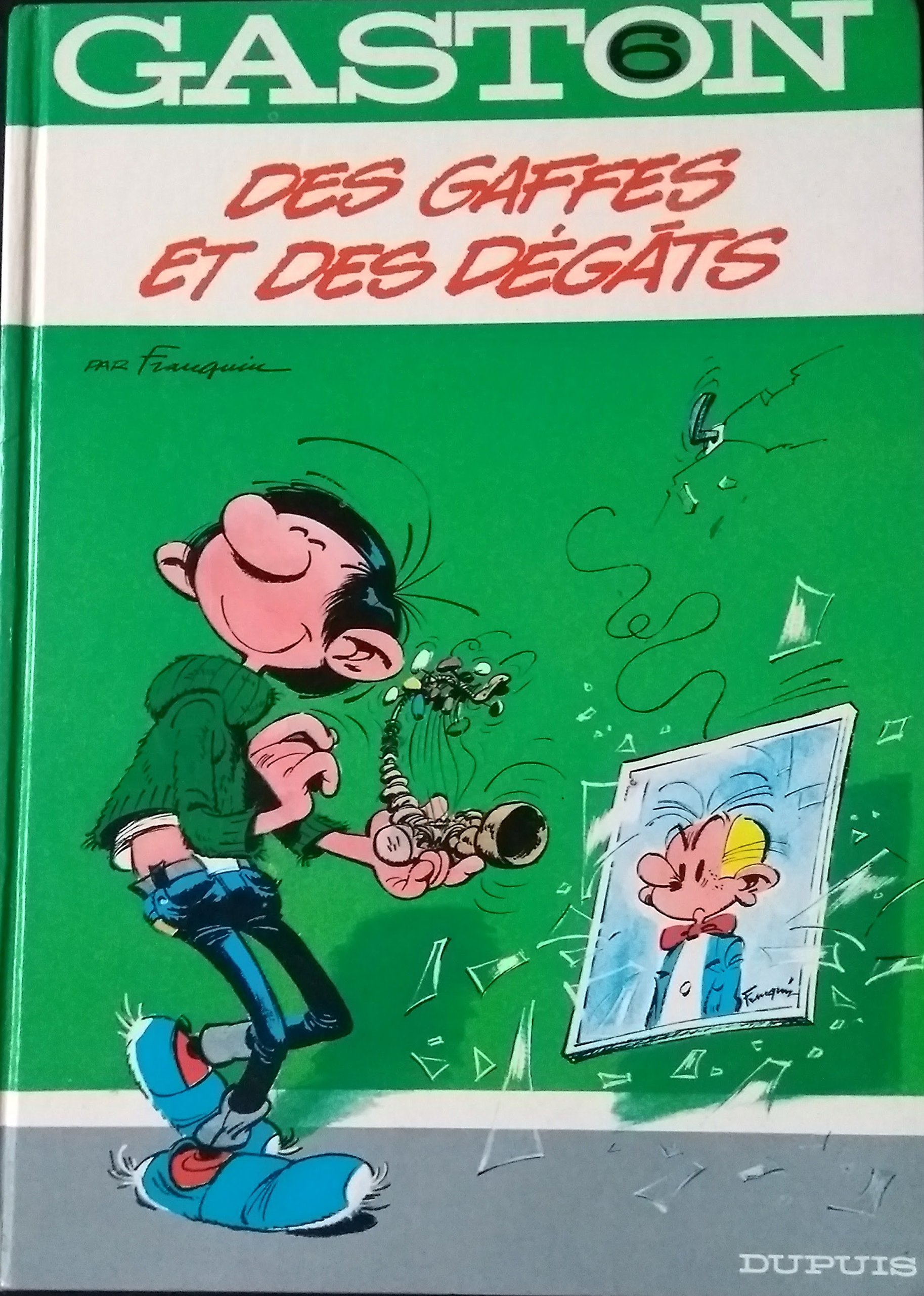 jaquette livre Gaston, Tome 6 : Des gaffes et des dégâts
