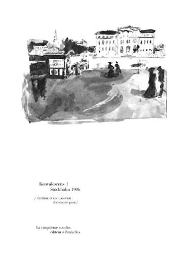jaquette livre Konvalescens / Stockholm 1906