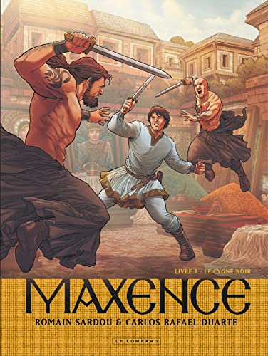 jaquette livre Maxence Tome 3 - Le Cygne Noir