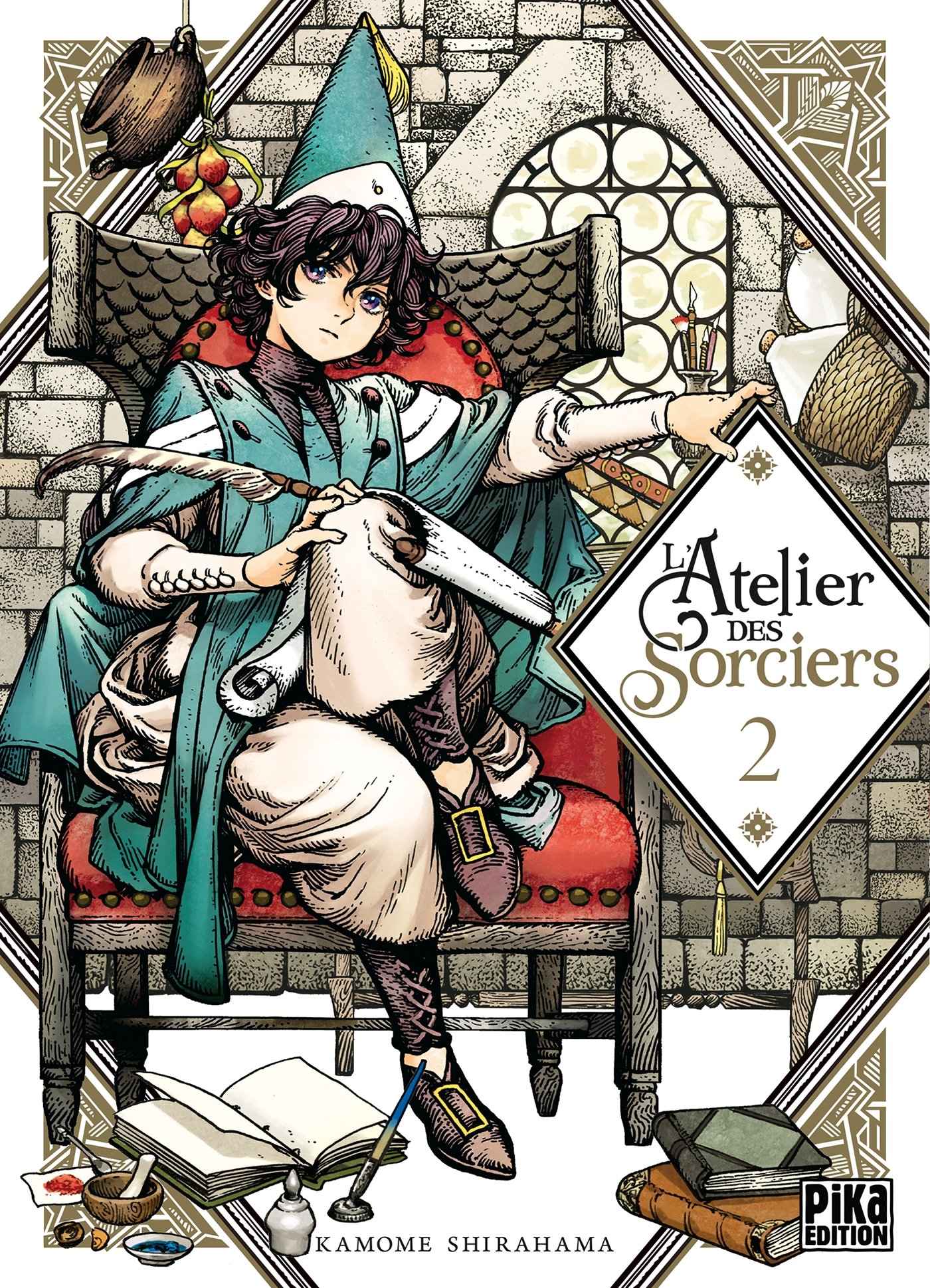 jaquette livre L'Atelier des Sorciers T02