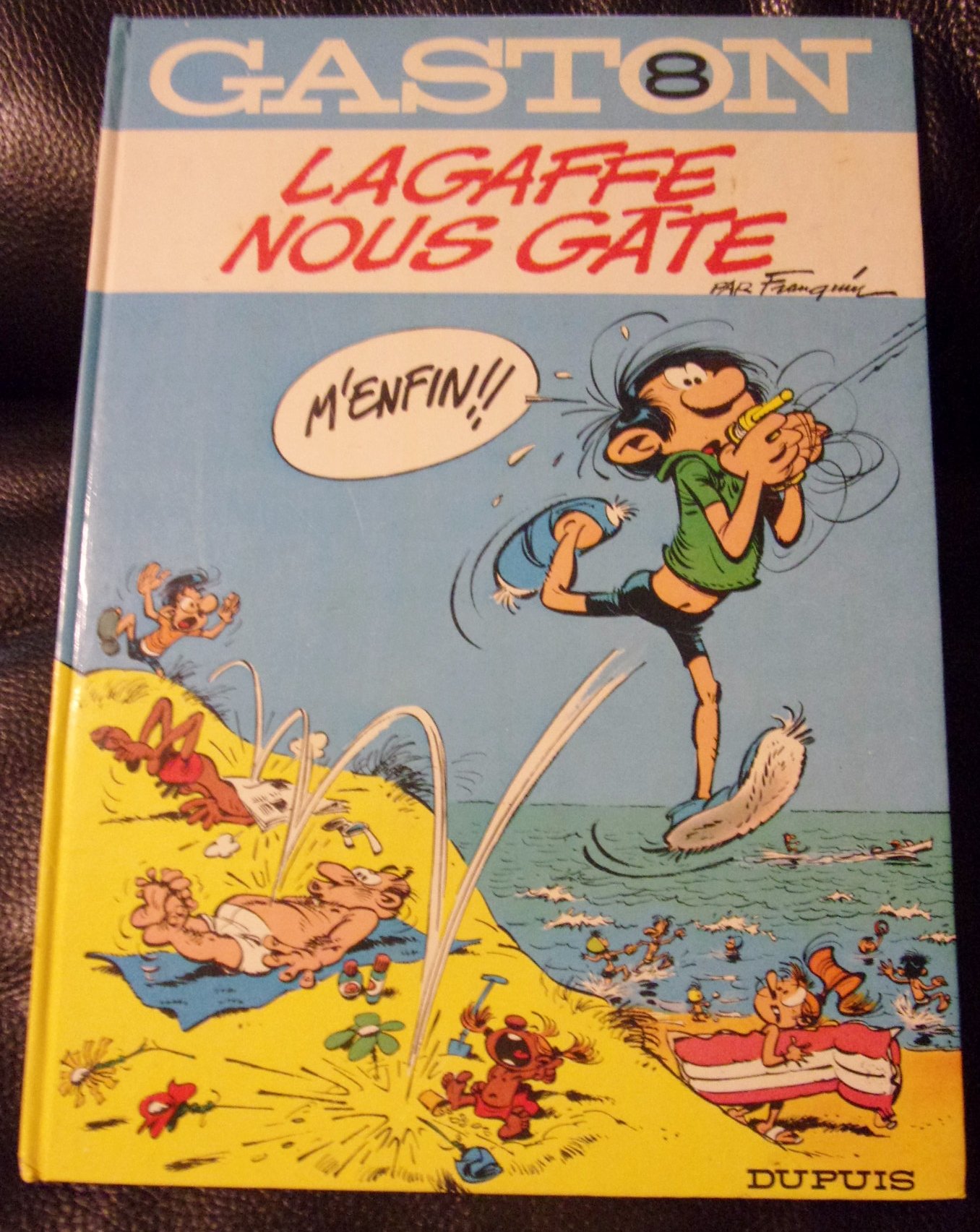 jaquette livre GASTON NUMERO 8 : LAGAFFE NOUS GATE