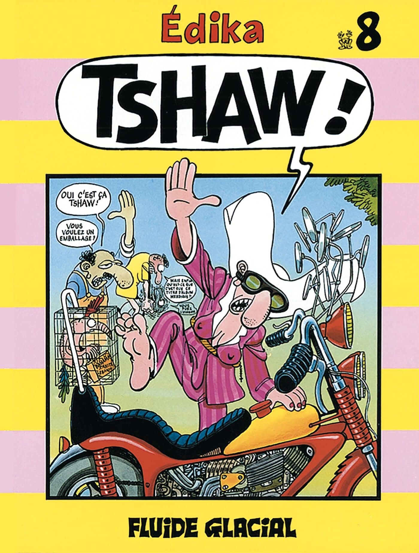jaquette livre Tshaw, numéro 8