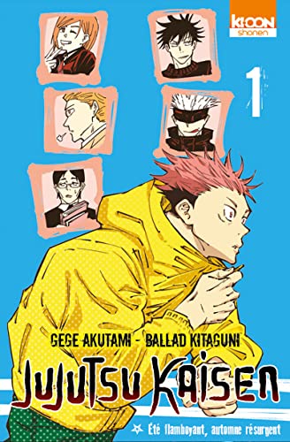 jaquette livre Jujutsu Kaisen - Roman - Tome 1 : Eté flamboyant, automne résurgent