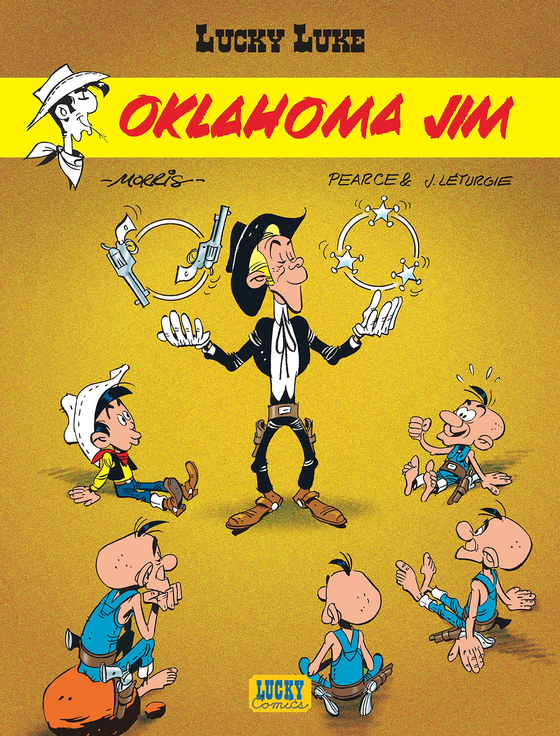 jaquette livre Lucky Luke, tome 37 : Oklahoma Jim