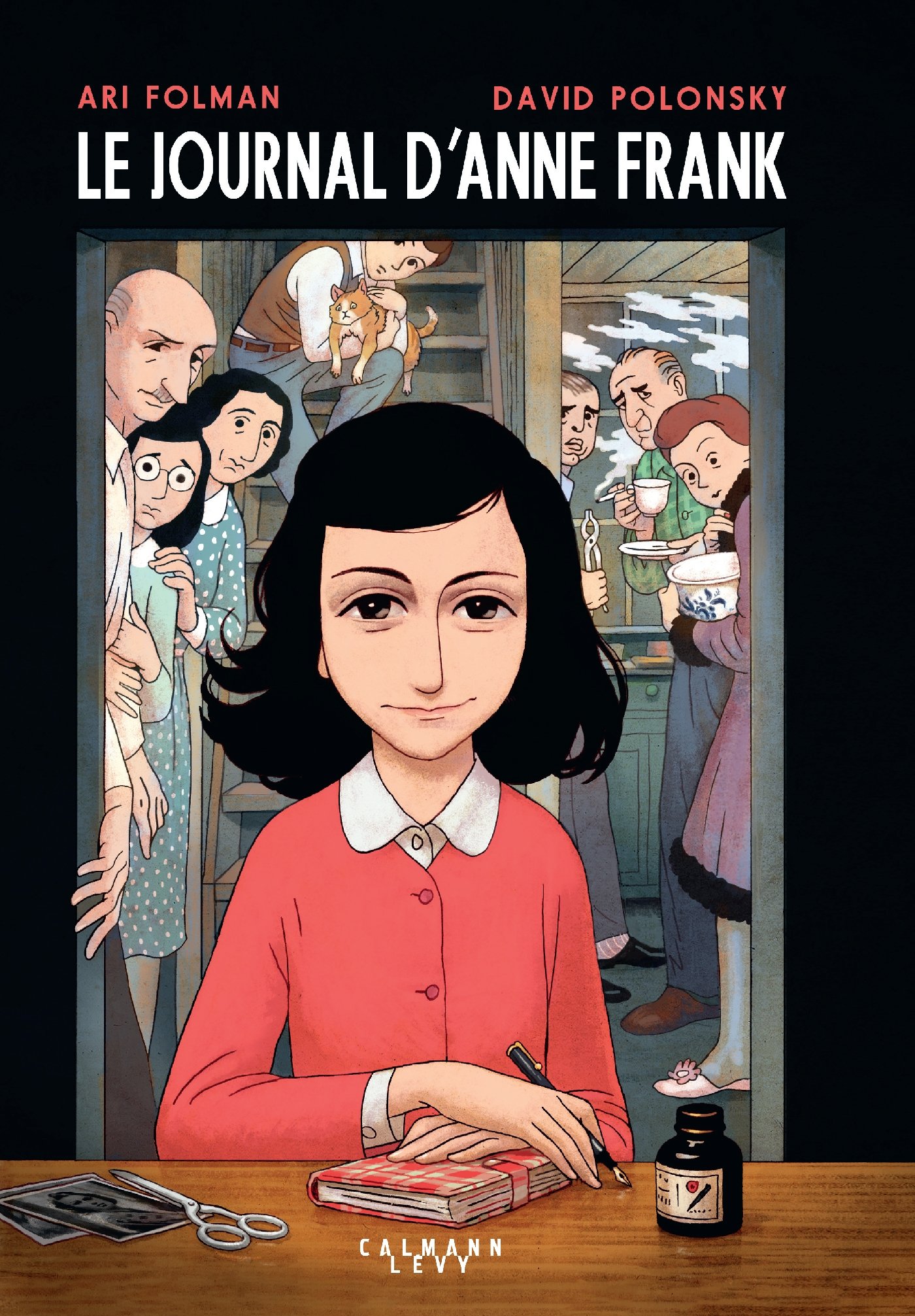jaquette livre Le Journal d'Anne Frank - Roman graphique