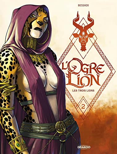 jaquette livre L'ogre Lion Tome 2 - Les Trois Lions