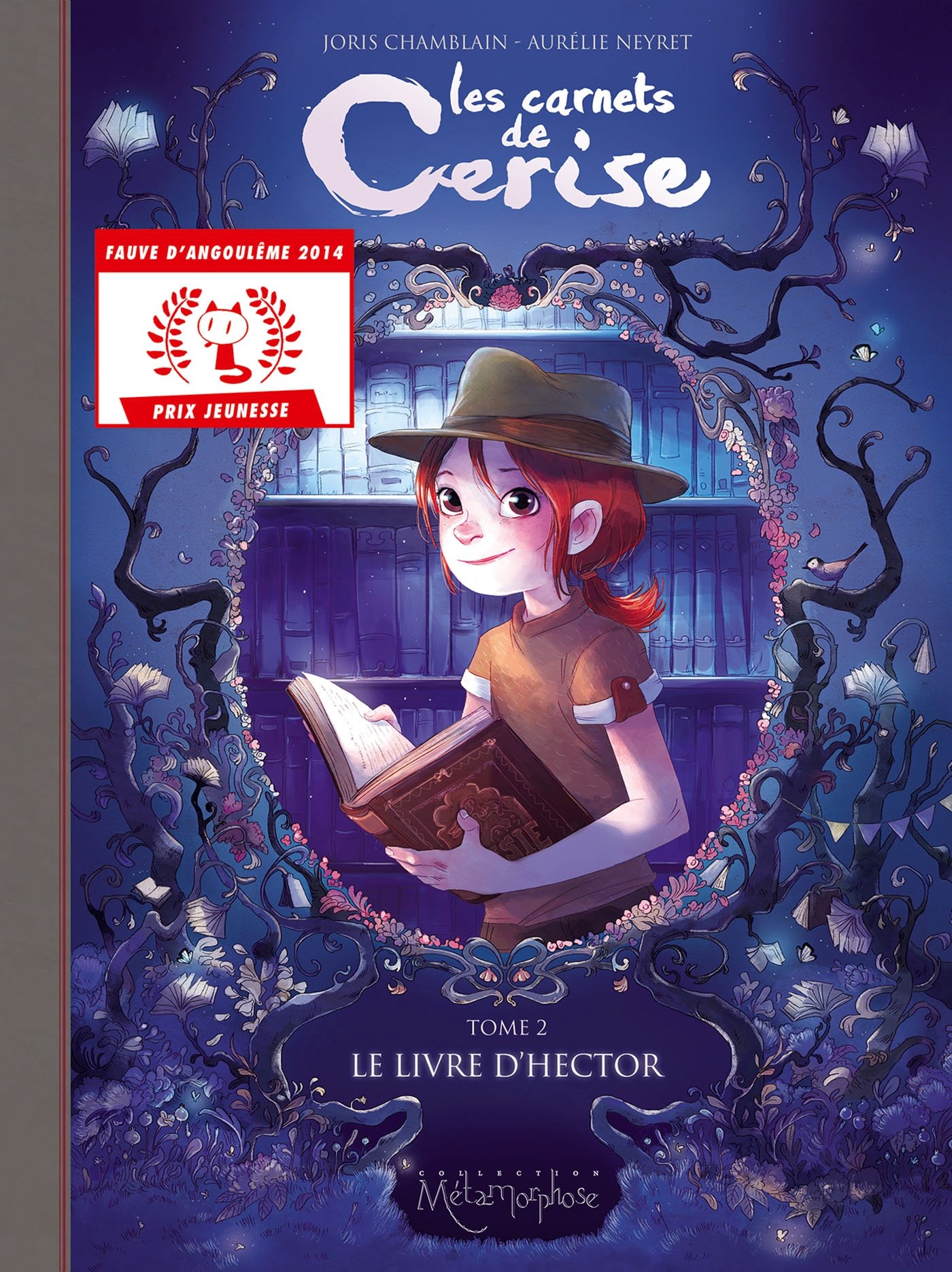 jaquette livre Les Carnets de Cerise T02 - Le Livre d'Hector - Fauve d'Angoulême - Prix jeunesse 2014