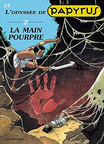 jaquette livre Papyrus Tome 24 - L'odyssée - Volume 2, La Main Pourpre
