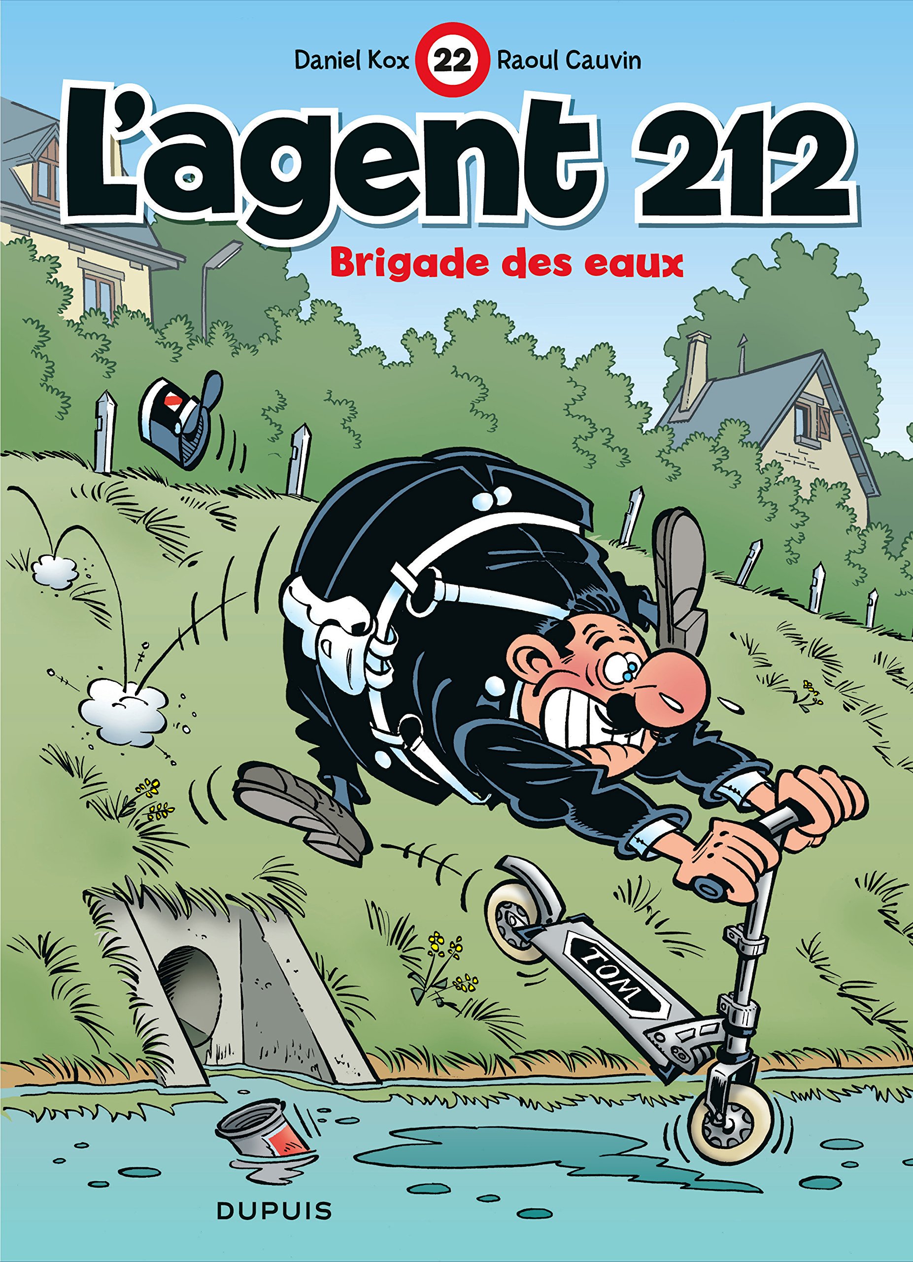 jaquette livre L'agent 212, tome 22 : Brigade des eaux