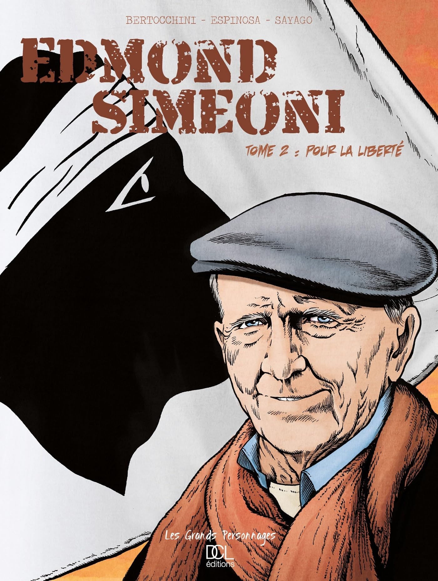 jaquette livre Edmond Simeoni, Tome 2 : Pour la liberté