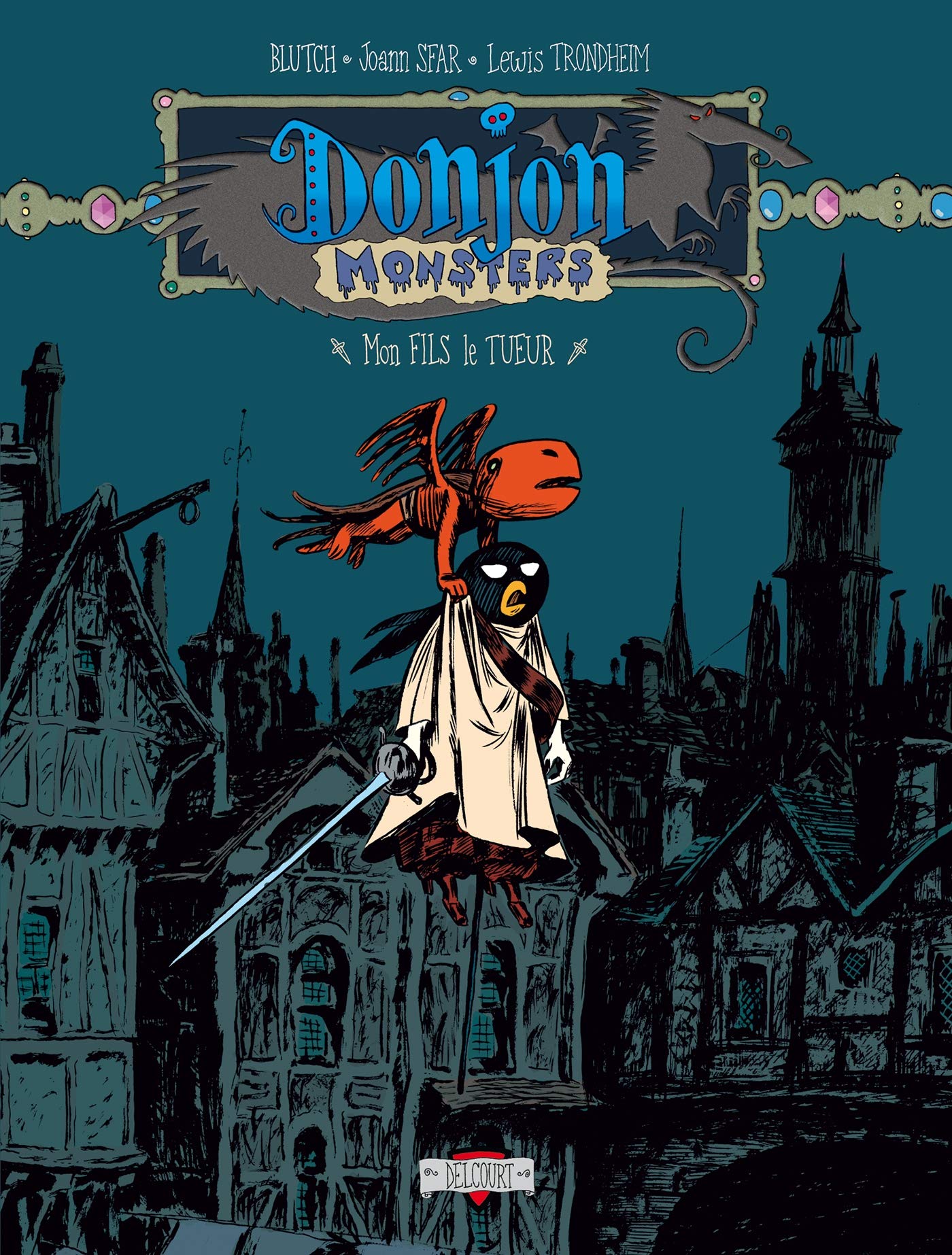 jaquette livre Donjon Monsters, tome 7 : Mon fils le tueur