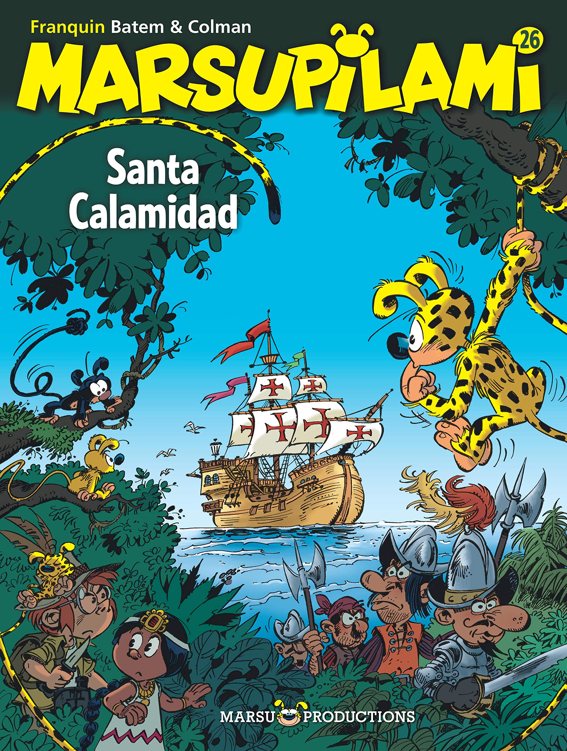 jaquette livre Marsupilami, Tome 26 : Santa Calamidad