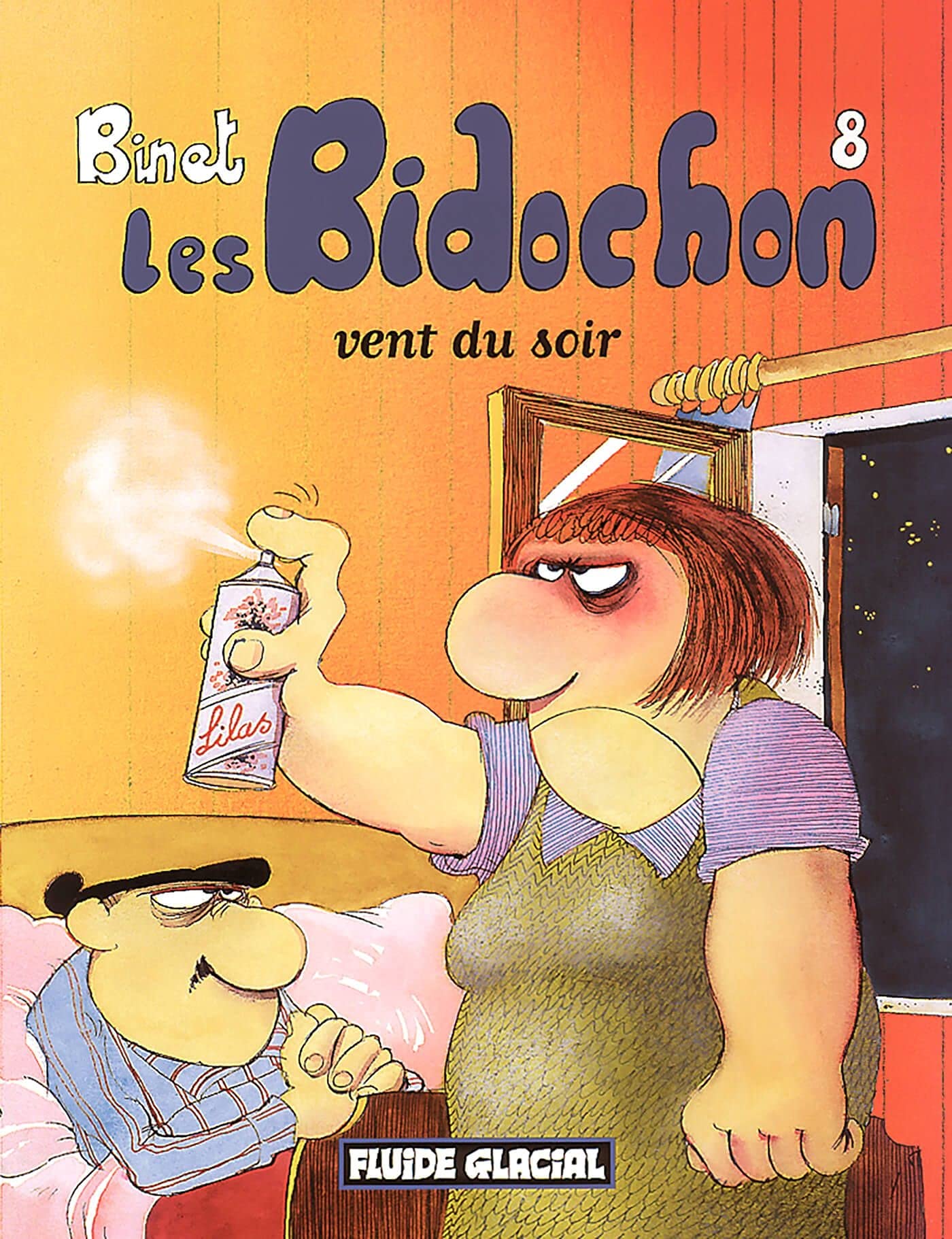 jaquette livre Les Bidochon, tome 8 : Vent du soir